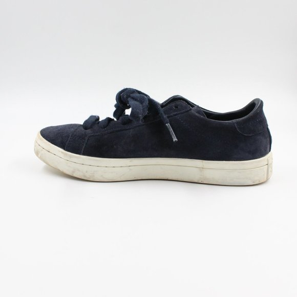 Adidas Dark Navy Blue Faux Suede Women's Sneakers US 6 - Picture 9 of 9